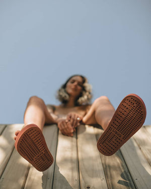 Linus Sandals Brick - Red (Vegan)