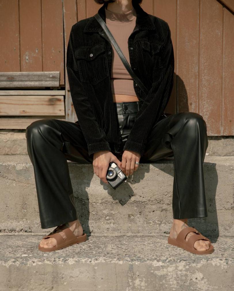 Linus Sandals - Tobacco Brown (Vegan)