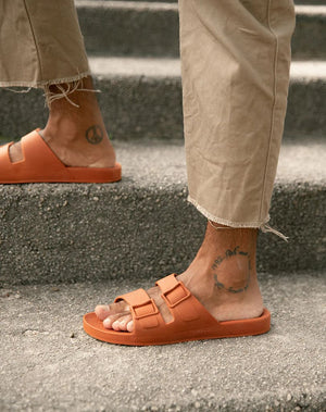 Linus Sandals Brick - Red (Vegan)